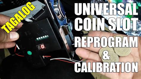 Universal Coin Slot Reprogram Calibration / Re .